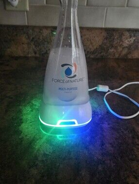 Force of Nature Multi-Purpose Cleaner with LED Base - White/Clear